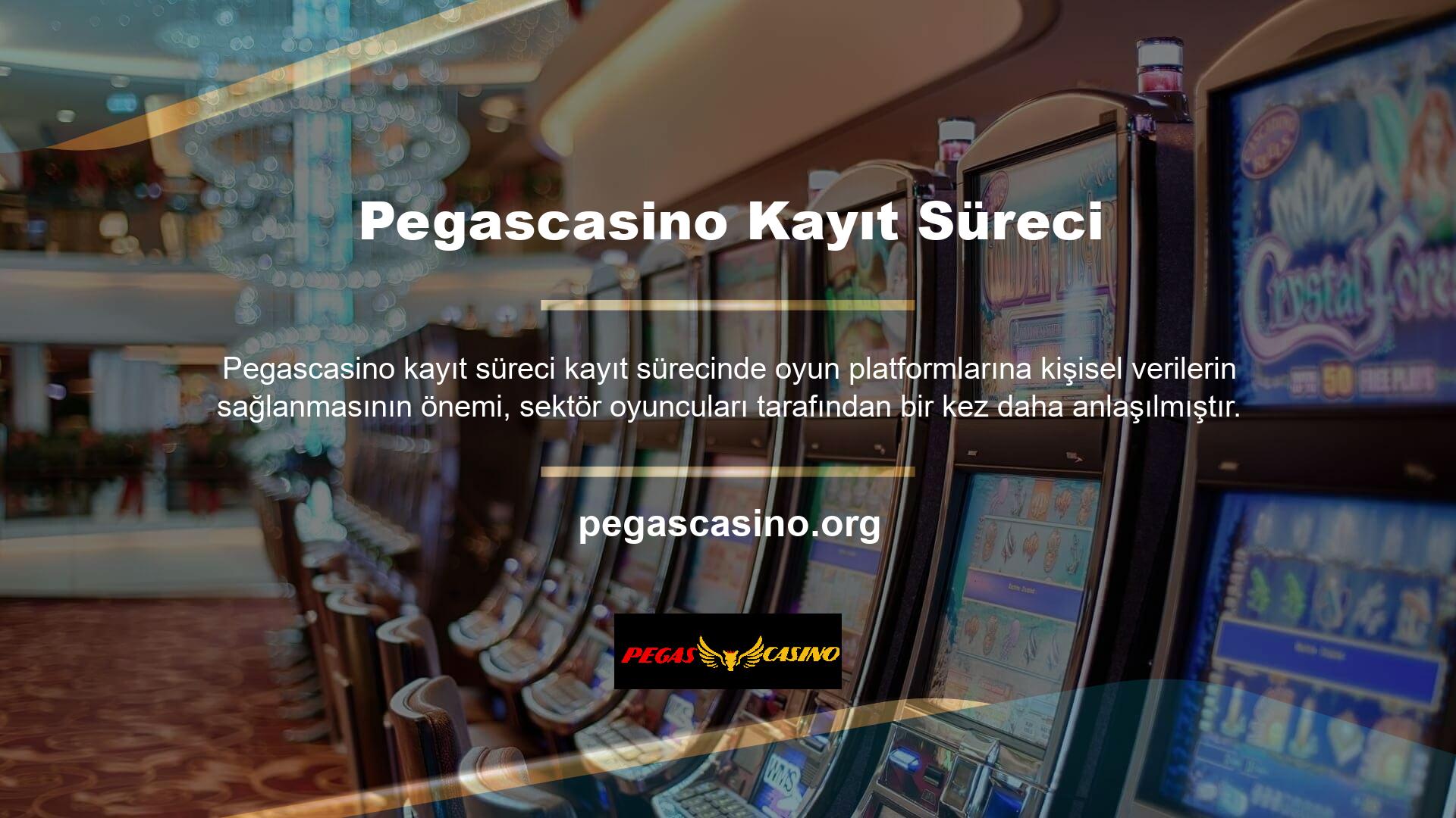 Web sitesinde verilen alan Pegascasino Giriş Adresi Adı Bildirimi ücretsizdir